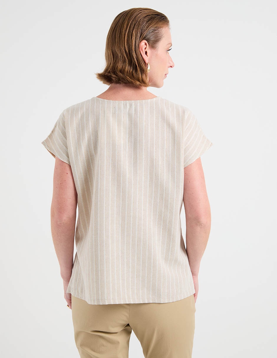 Blusa manga corta para mujer 6
