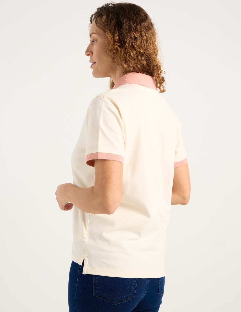 Playera tipo polo para mujer 6